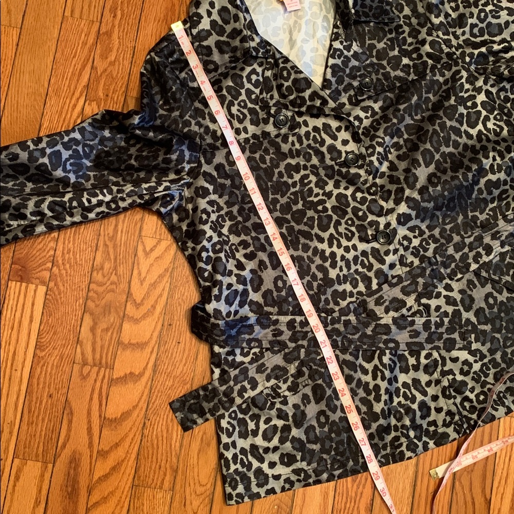 Ruby Rd Leopard Print Belted Jacket - image 4